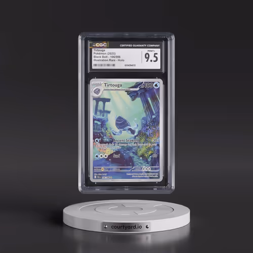 2025 Black Bolt - BLK EN #106/086 Tirtouga - Illustration Rare Holo (CGC 9.5 MINT+)
