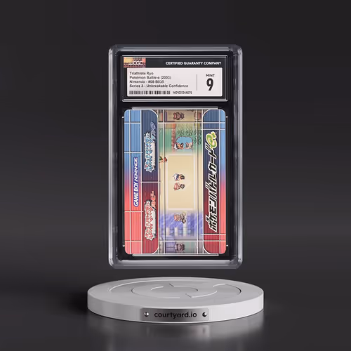 2003 Pokémon Battle-e - Japanese #08-B035 Triathlete Ryo - Series 2 Unbreakable Confidence (CGC 9 MI