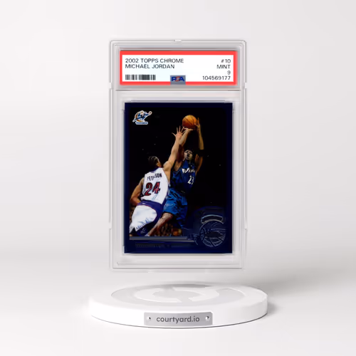 2002 Topps Chrome #10 Michael Jordan (PSA 9 MINT)