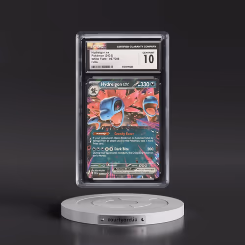 2025 White Flare - WHT EN #067/086 Hydreigon ex - Holo (CGC 10 GEM MINT)