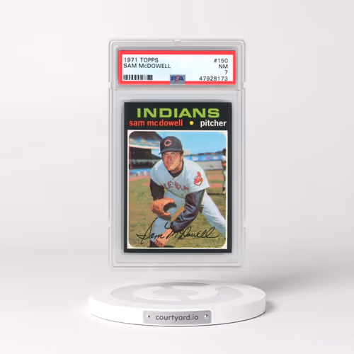 1971 Topps #150 Sam McDowell (PSA 7 NM)