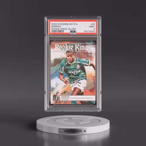 2023-24 Panini Donruss FIFA Rookie Kings #25 Endrick - Silver (PSA 9 MINT)