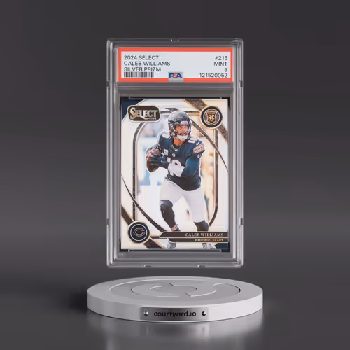 2024 Panini Select #216 Caleb Williams - Silver Prizm (PSA 9 MINT)