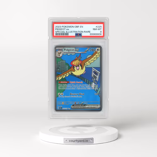 2023 Pokémon Obf EN-Obsidian Flames #225 Pidgeot EX - Holo Special Illustration Rare (PSA 8 NM-MT)