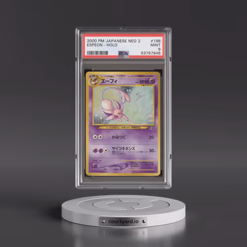 2000 Pokémon Neo 2 #196 Espeon - Holo (PSA 9 MINT)