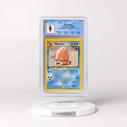 2000 Neo Genesis #44/111 Piloswine - 1st Edition (CGC 9 MINT)