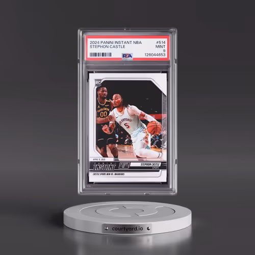 2024 Panini Instant NBA #514 Stephon Castle (PSA 9 MINT)