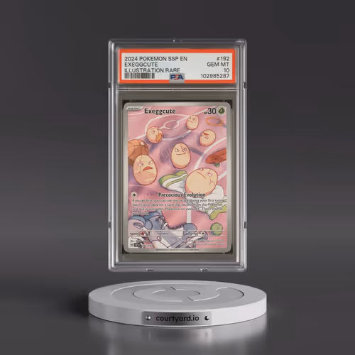 2024 Pokémon Ssp EN-Surging Sparks #192 Exeggcute - Illustration Rare (PSA 10 GEM MINT)