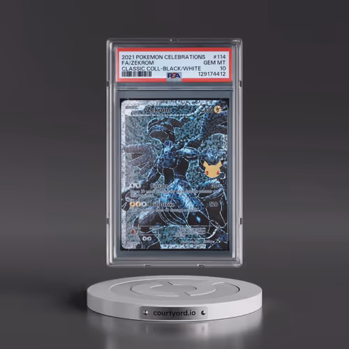 2021 Pokémon Celebrations Classic Collection #114 Zekrom - Full Art (PSA 10 GEM MINT)