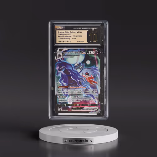2022 Astral Radiance #TG18/TG30 Shadow Rider Calyrex VMAX - Holo Character Rare (CGC 10 PRISTINE)