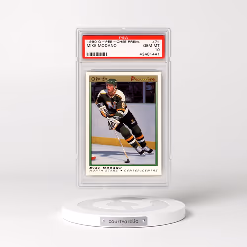 1990 O-Pee-Chee Premier #74 Mike Modano (PSA 10 GEM MINT)