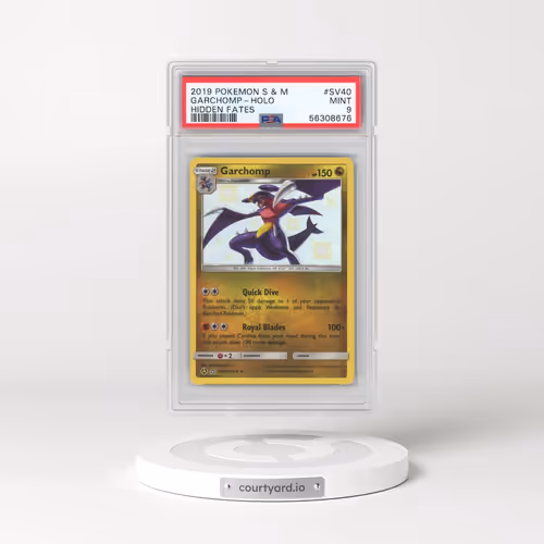2019 Pokémon Sun & Moon Hidden Fates #SV40 Garchomp - Holo (PSA 9 MINT)