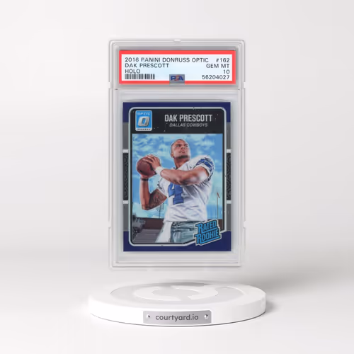 2016 Panini Donruss Optic #162 Dak Prescott - Holo (PSA 10 GEM MINT)