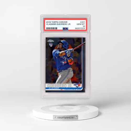 2019 Topps Chrome #201 Vladimir Guerrero Jr. (PSA 10 GEM MINT)