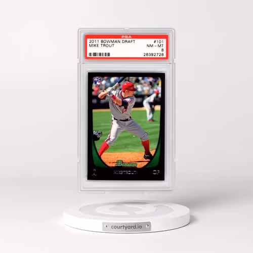 2011 Bowman Draft #101 Mike Trout (PSA 8 NM-MT)