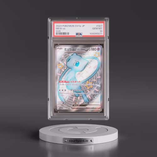 2023 Pokémon Sv4a-Shiny Treasure EX #327 Mew EX - Holo Ssr (PSA 10 GEM MINT)