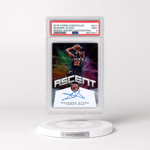 2018 Panini Chronicles Rookie Ascent Autographs #DAY DeAndre Ayton (PSA 9 MINT)