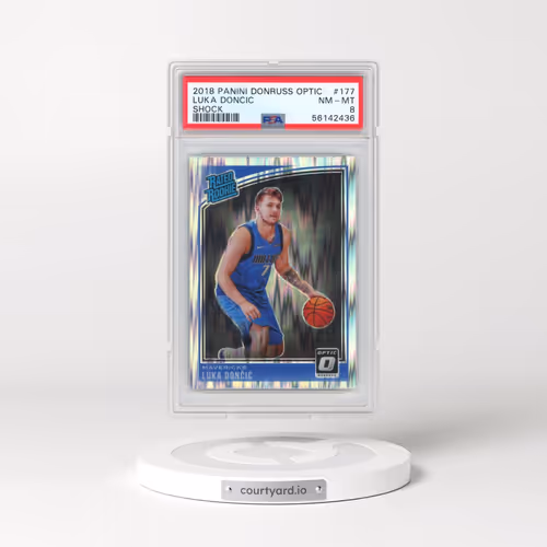2018 Panini Donruss Optic #177 Luka Doncic - Shock (PSA 8 NM-MT)