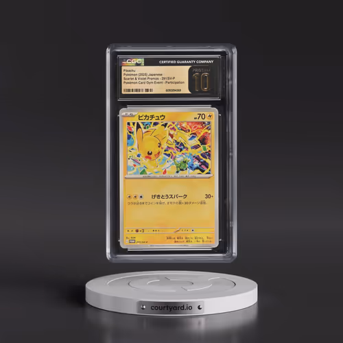 2022 Scarlet & Violet Promos #291/SV-P Pikachu - Pokémon Card Gym Event Participation (CGC 10 PRISTI
