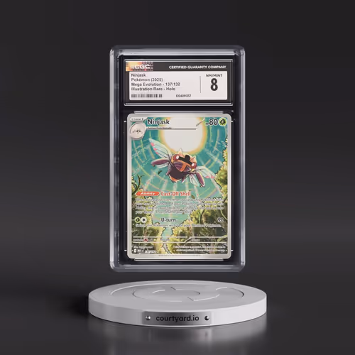 2025 Mega Evolution - MEG EN #137/132 Ninjask - Illustration Rare Holo (CGC 8 NM-MT)