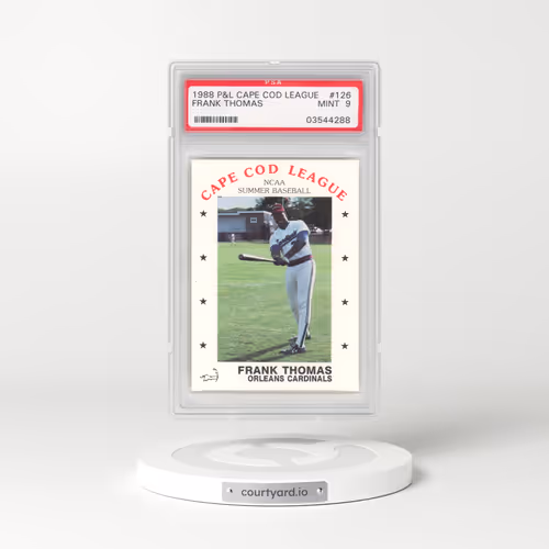 1988 P&L Cape Cod League #126 Frank Thomas (PSA 9 MINT)