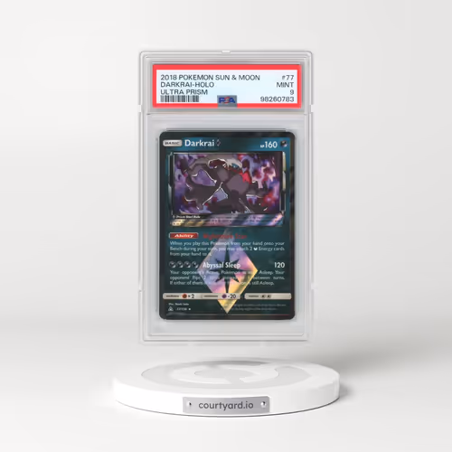 2018 Pokémon Sun & Moon Ultra Prism #77 Darkrai - Holo (PSA 9 MINT)
