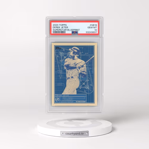 2024 Topps Superstar Blueprint #SB18 Derek Jeter (PSA 10 GEM MINT)