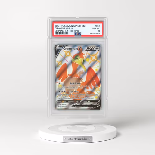 2021 Pokémon Swsh Black Star Promo #086 Cramorant V - Holo Shining Fates Tins (PSA 10 GEM MINT)