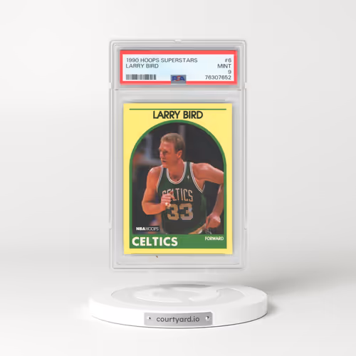 1990 Hoops Superstars #6 Larry Bird (PSA 9 MINT)