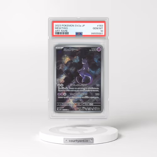 2023 Pokémon Sv2a-Pokemon 151 #183 Mewtwo - Art Rare (PSA 10 GEM MINT)