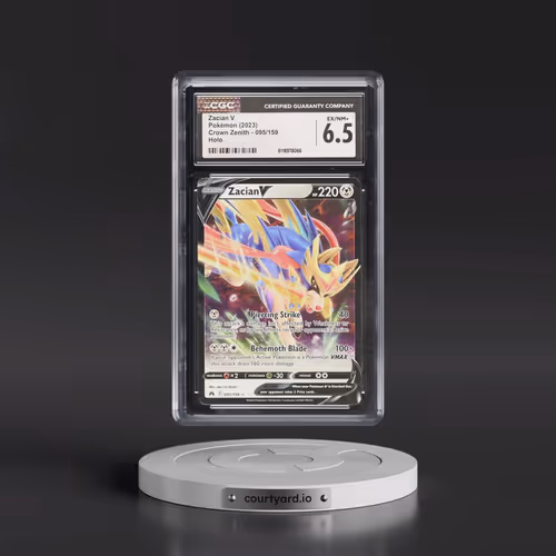 2023 Crown Zenith #095/159 Zacian V - Holo (CGC 6.5 EX-NM+)