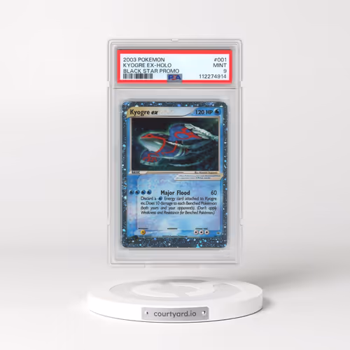 2003 Pokémon Black Star Promo #001 Kyogre EX - Holo Holo (PSA 9 MINT)