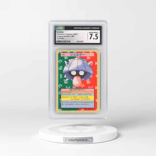 1997 (Only One Pokémon) Original Series #090 Shellder - (Blue Back) 1st Print (CGC 7.5 NM+)