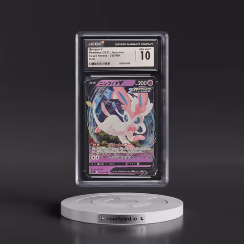 2021 Eevee Heroes #040/069 Sylveon V - Holo (CGC 10 GEM MINT)