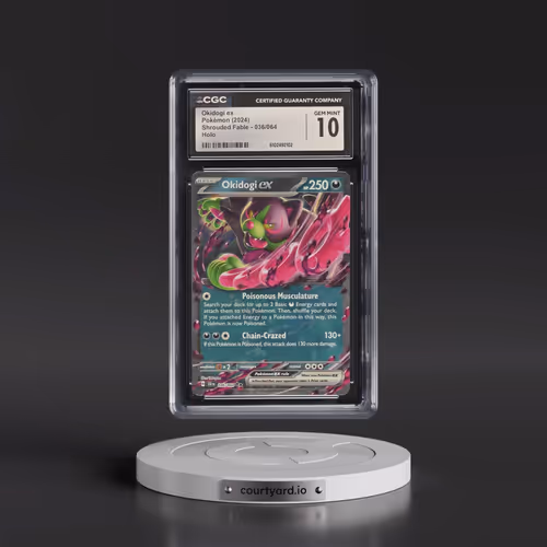 2023 Shrouded Fable - SFA EN #036/064 Okidogi ex - Holo (CGC 10 GEM MINT)
