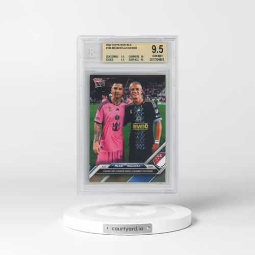 2024 Topps Now MLS #129 Lionel Messi/Cavan Sullivan/5002* (BGS 9.5 GEM MINT)