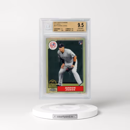 2017 Topps Chrome 1987 Topps #87T8 Aaron Judge (BGS 9.5 GEM MINT)