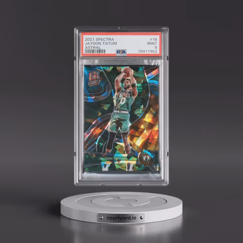 2021 Panini Spectra #16 Jayson Tatum - Astral (PSA 9 MINT)