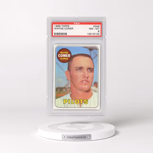 1969 Topps #346 Wayne Comer (PSA 8 NM-MT)