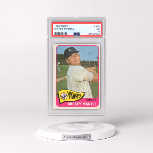 1965 Topps #350 Mickey Mantle (PSA 5 EX)