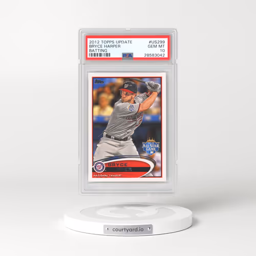 2012 Topps Update #US299 Bryce Harper - Batting (PSA 10 GEM MINT)