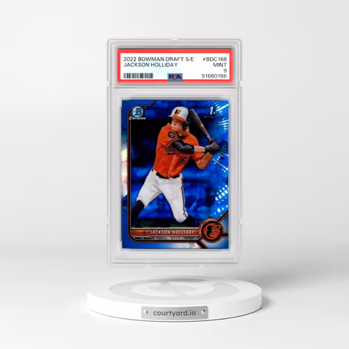 2022 Bowman Draft Chrome Sapphire Edition #BDC168 Jackson Holliday (PSA 9 MINT)