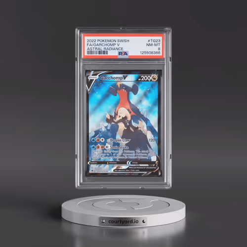 2022 Pokémon Sword & Shield Astral Radiance #TG23 Garchomp V - Holo Full Art (PSA 8 NM-MT)