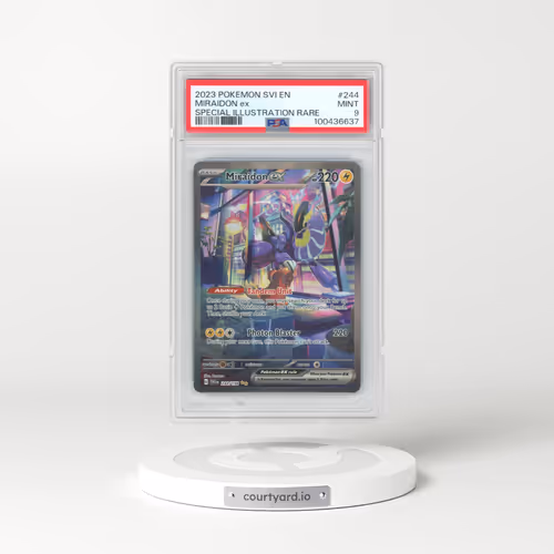 2023 Pokémon Svi EN-Scarlet & Violet #244 Miraidon EX - Holo Special Illustration Rare (PSA 9 MINT)