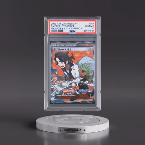 2016 Pokémon XY Promo #246 Professor Sycamore - Full Art Fever-Burst Fighter/Cruel Traitor Booster B