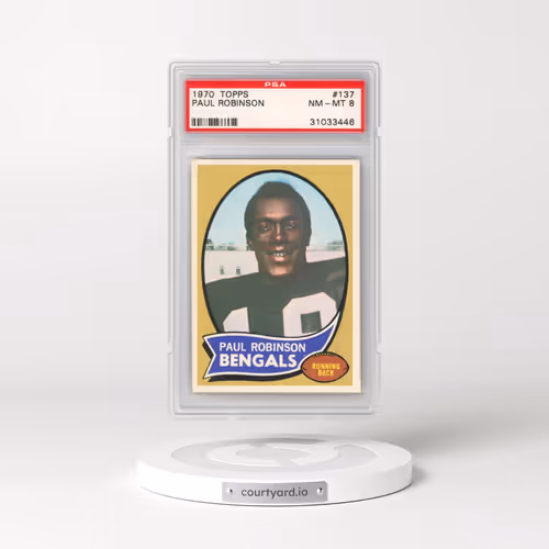 1970 Topps #137 Paul Robinson (PSA 8 NM-MT)