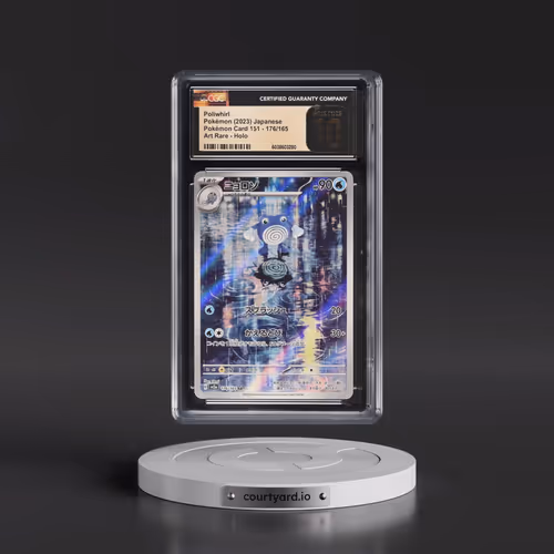 2023 Pokémon Card 151 #176/165 Poliwhirl - Art Rare Holo (CGC 10 PRISTINE)