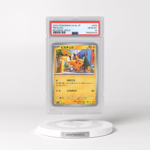 2023 Pokémon Sv4a-Shiny Treasure EX #055 Pikachu - Reverse Holo (PSA 10 GEM MINT)
