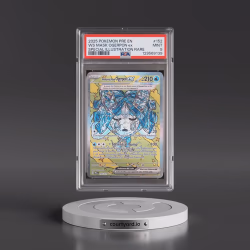 2025 Pokémon Pre EN-Prismatic Evolutions #152 Wellspring Mask Ogerpon EX - Holo Special Illustration