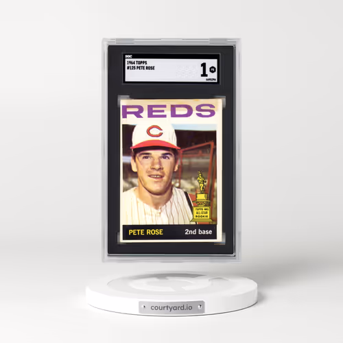 1964 Topps #125 Pete Rose - All-Star Rookie (SGC 1 PR)